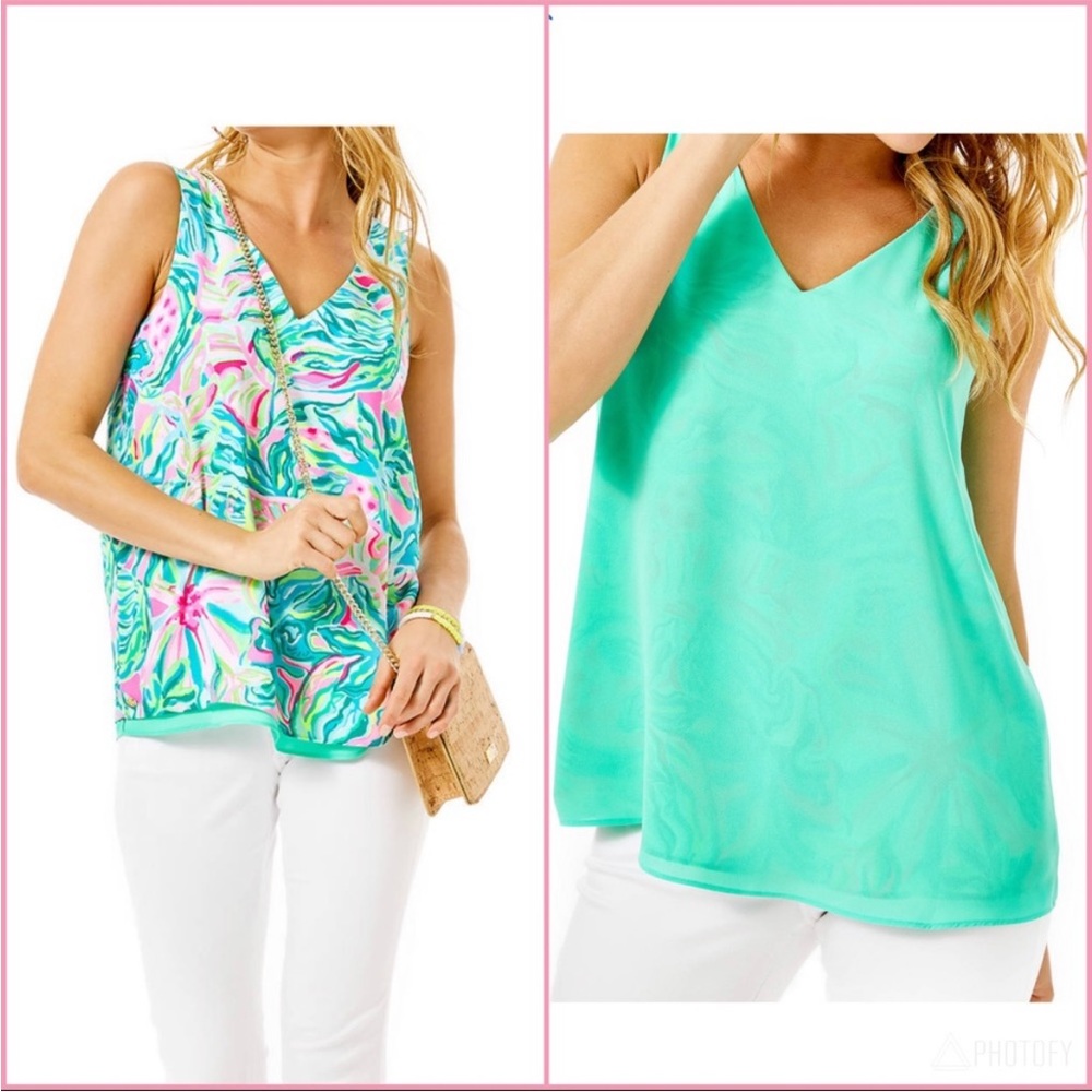 Lilly Pulitzer Florin One in a‎ Melon Top XXS
